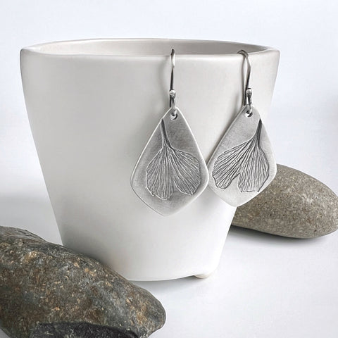 Ginkgo Dangle Earrings