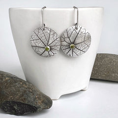 Nasturtium Peridot Earrings