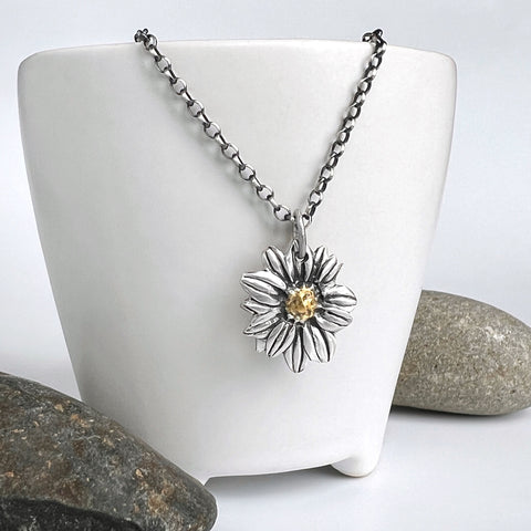 Black Eyed Susan Necklace